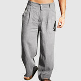 Daniel | Pantaloni di lino con gamba larga