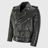 Ray | Giacca da moto in pelle classica