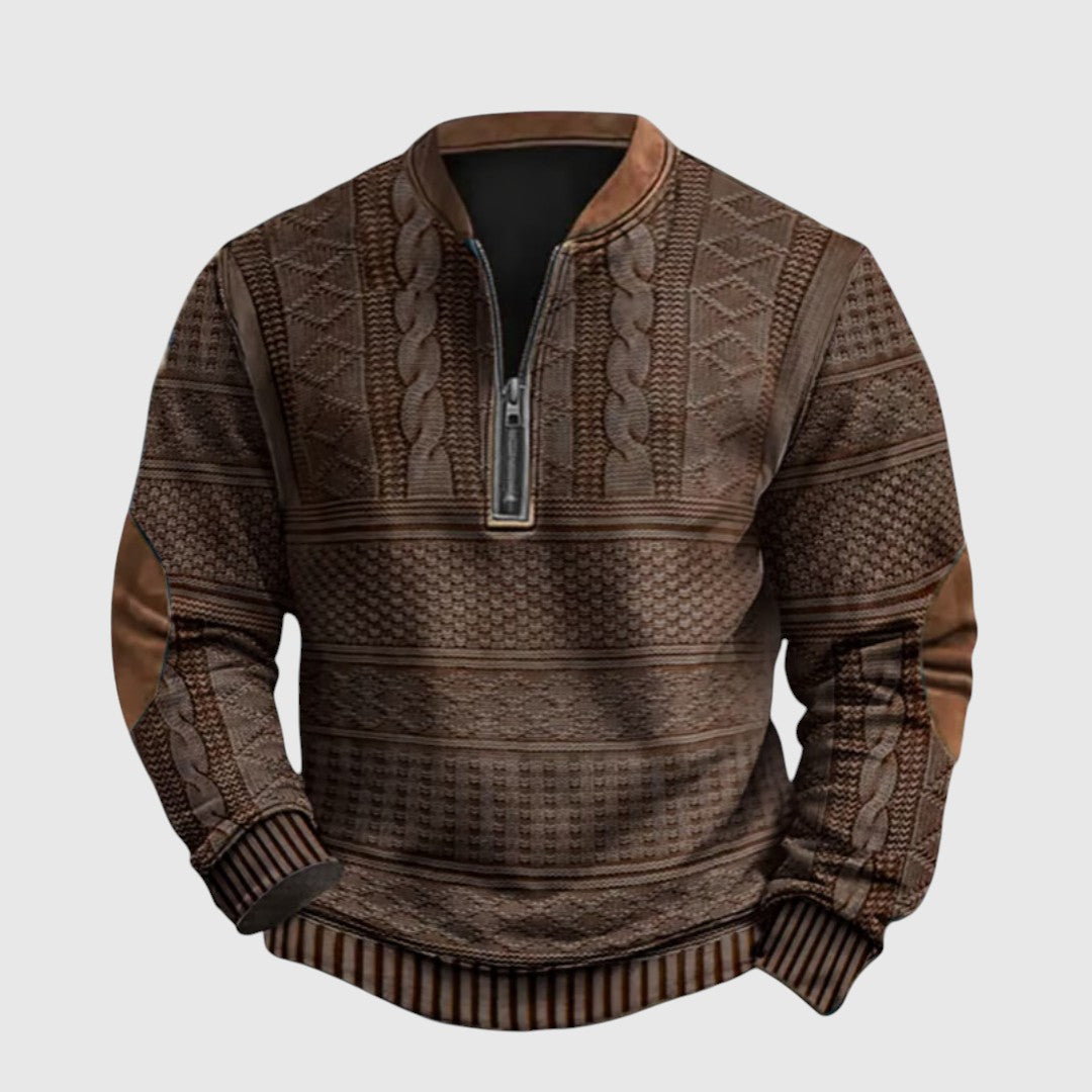 Charles | Maglione con zip a metà
