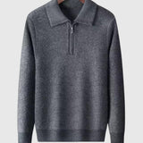 Luboš | Maglione in cashmere con zip a quarto Gstaad