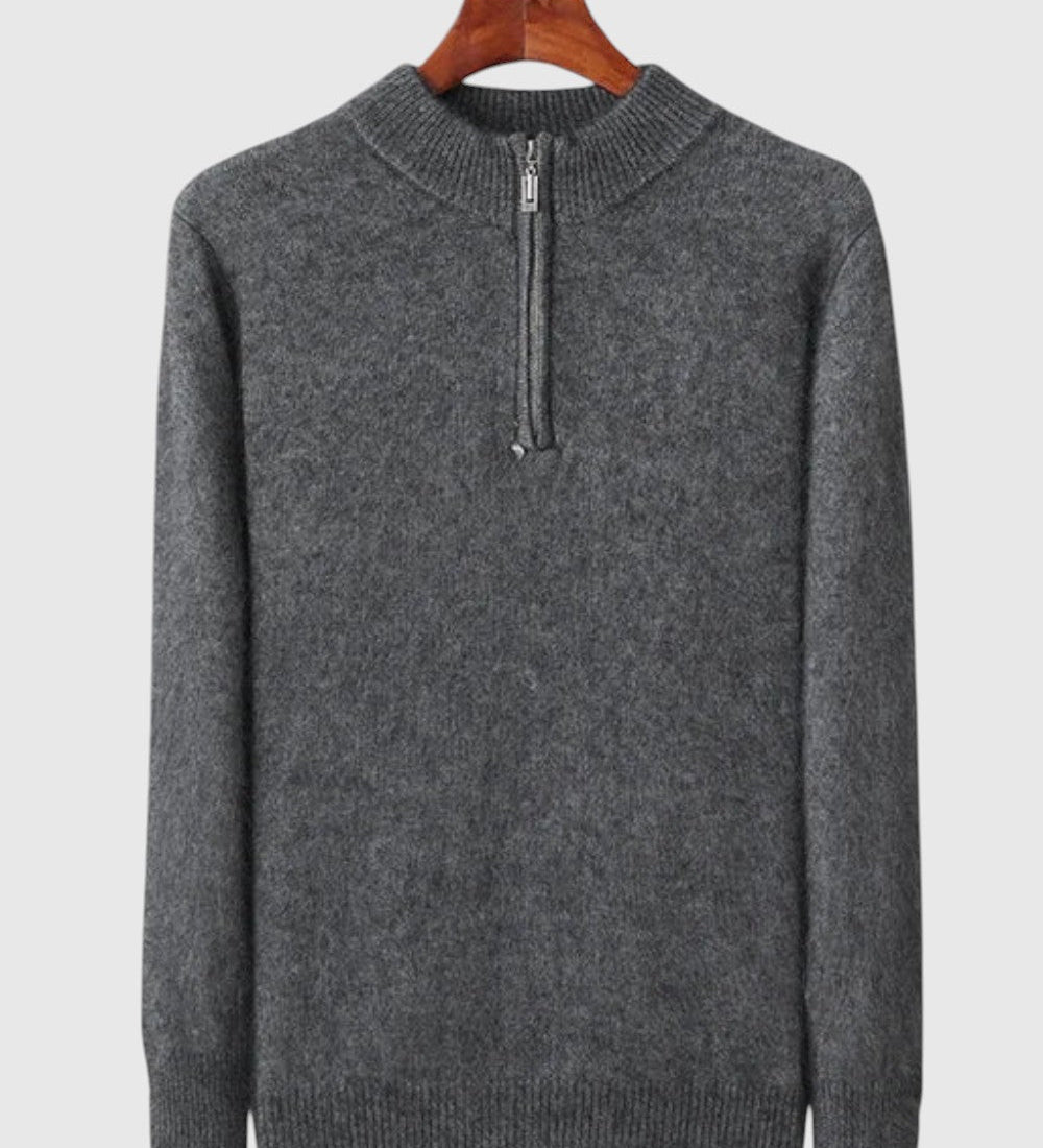 Perla - Cardigan in cashmere Genève con zip