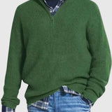 René | Maglione con zip Diego