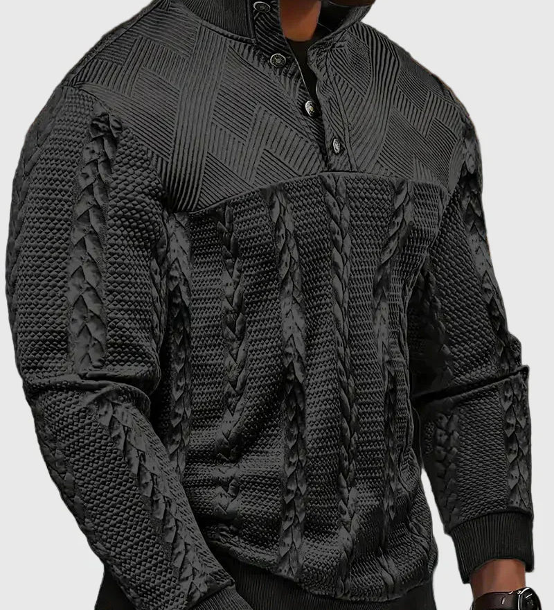 Dawson - Maglione Henley a maniche lunghe con righe