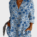 Camicia floreale in cotone