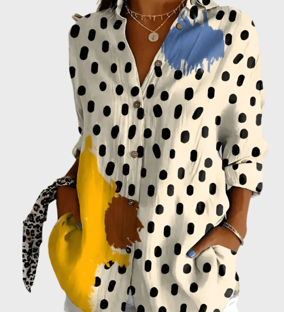 Camicia floreale in cotone