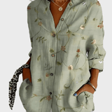 Camicia floreale in cotone