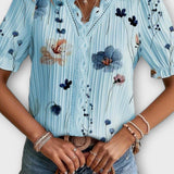 Bruna - Top elegante con scollatura a V a forma di cuore