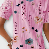 Bruna - Top elegante con scollatura a V a forma di cuore