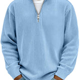 Jakub | Maglione a maniche lunghe con mezza zip