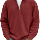 Jakub | Maglione a maniche lunghe con mezza zip