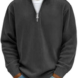 Jakub | Maglione a maniche lunghe con mezza zip