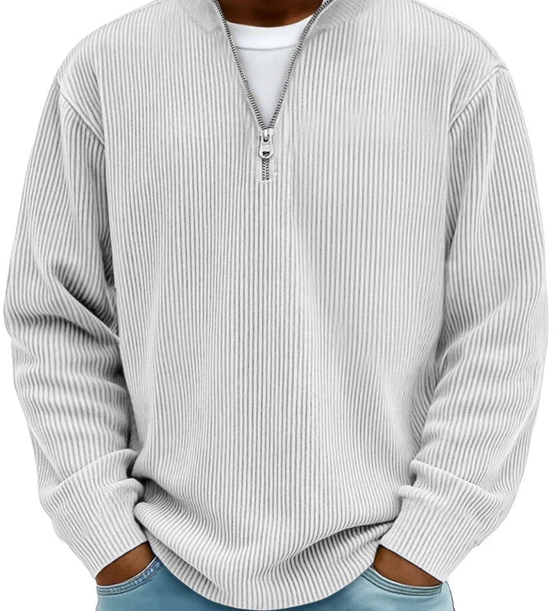 Jakub | Maglione a maniche lunghe con mezza zip