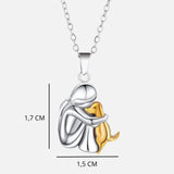 Elin - Collana con ciondolo a forma di cane