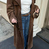 Cordula™ | Elegante trench in pelle
