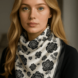 Elodie-huivi (100 % seta – 68 cm)