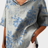 Flávia - Top in lino elegante