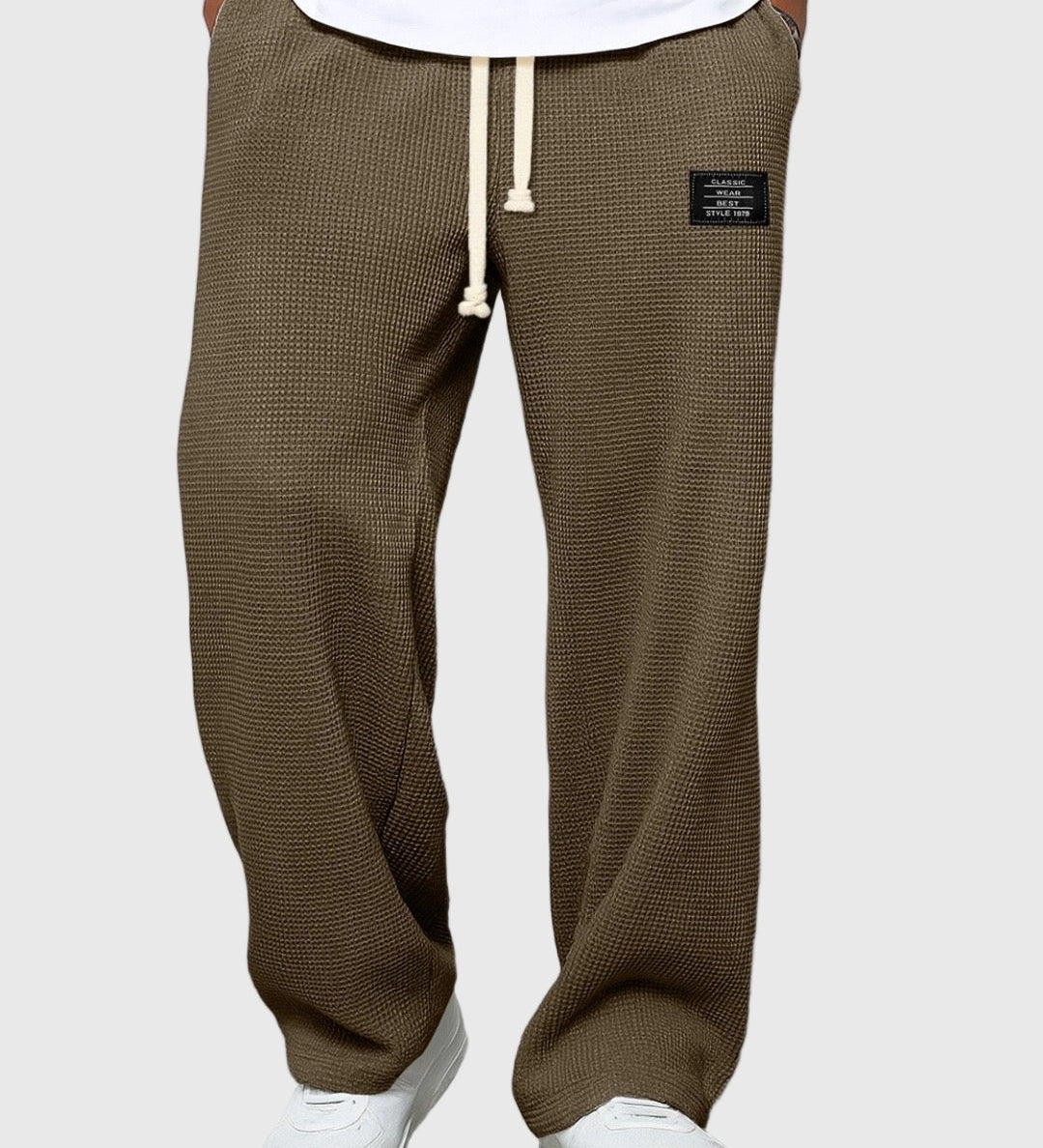 Marek | Pantaloni larghi con vita regolabile