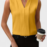 Julia - Top Mankadeton con scollatura a V