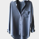 Camicia con taglio elegante e dettaglio moderno