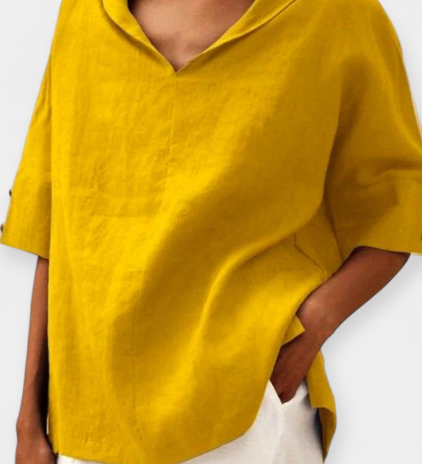 Camicia in lino morbido