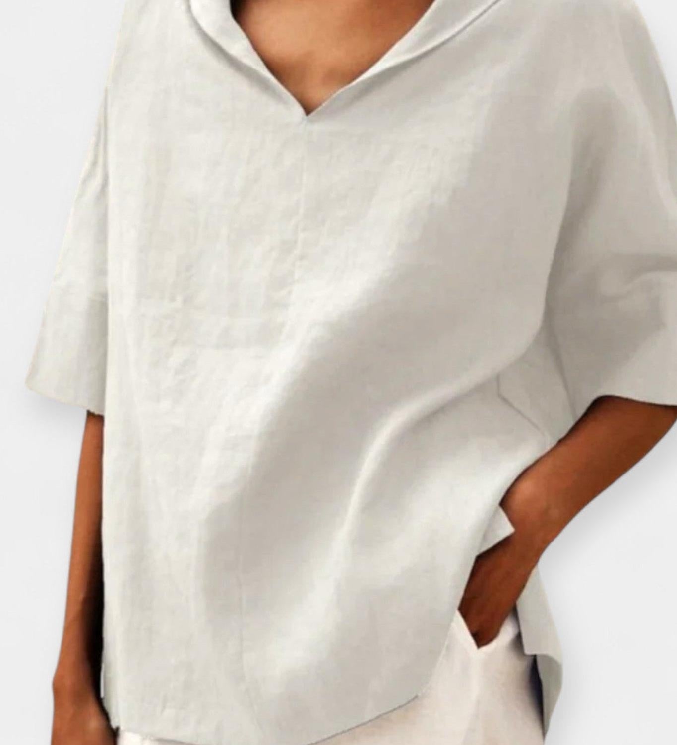 Camicia in lino morbido