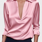 Nádia - Blusa Premium con scollatura a V
