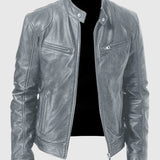Henry - Giacca in pelle casual per uomo