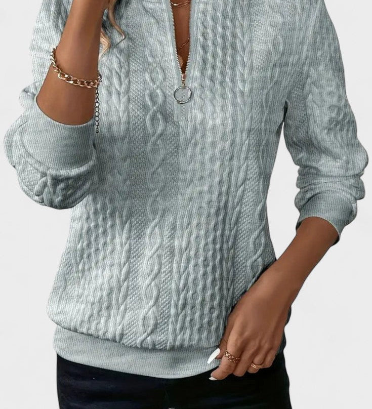 Nela™ | Maglione con zip per donne