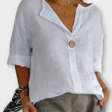 Camicia da Allenamento con Collo a V