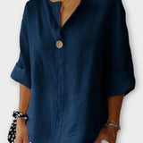 Camicia da Allenamento con Collo a V