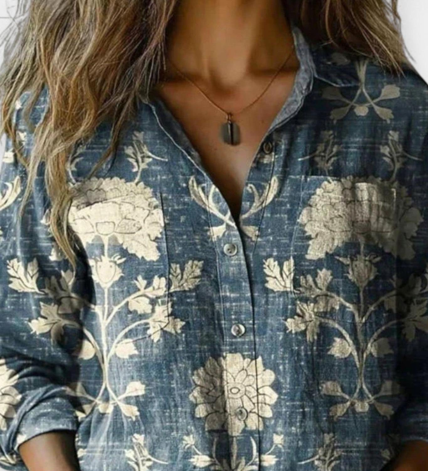 Camicia vintage con motivo
