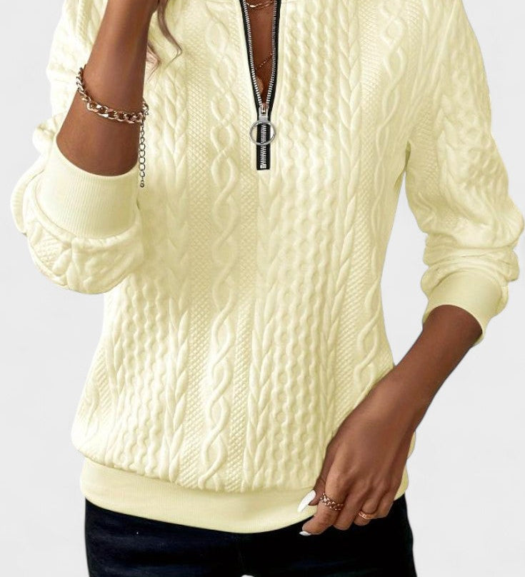 Nela™ | Maglione con zip per donne