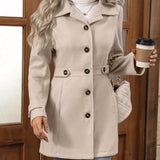 Veronika – Cappotto urbano premium con bottoni