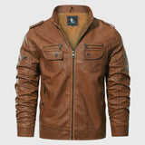 Giacca Biker in Pile