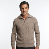 Perla - Maglione con zip Taranto in Lana Merino