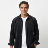 Rafael | Camicia in velluto a coste marrone